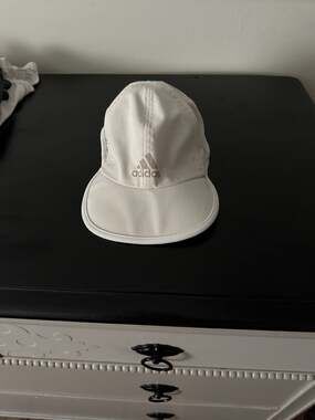 Adidas Superlite Climalite Reflective Performance Running Hat White